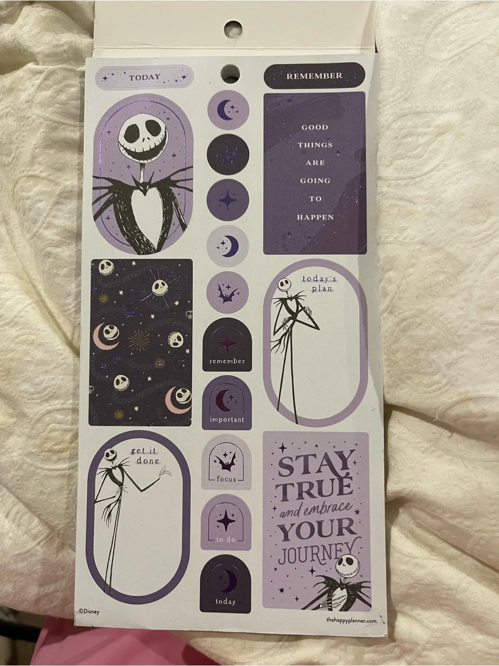 Sold Happy Planner Disney “Nightmare Before Christmas” Sticker Sheets Pack 476pc